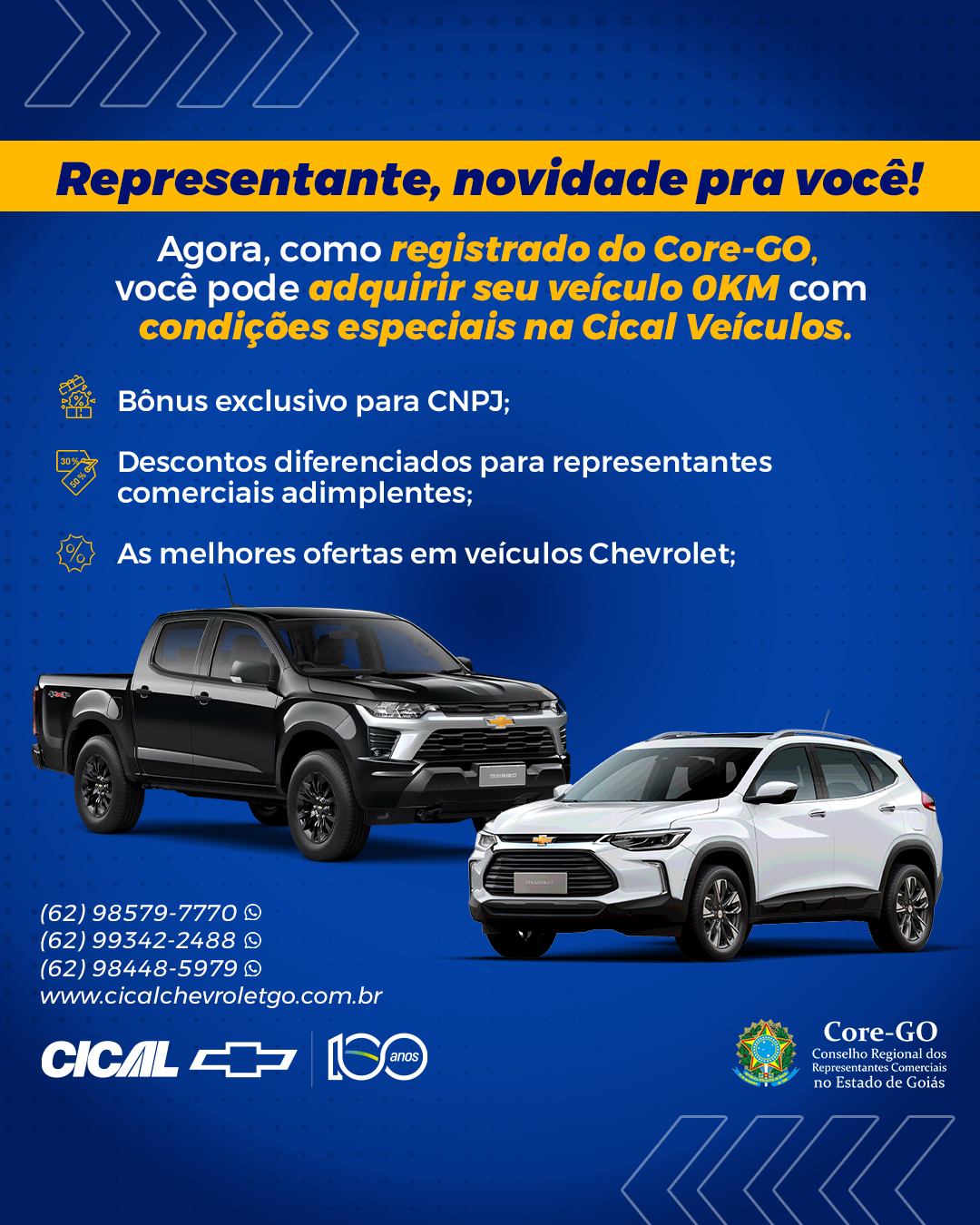 CICAL VEÍCULOS + CORE-GO